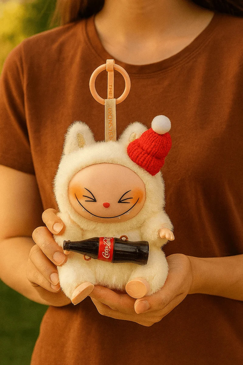Labubu Soft Plush Keychain